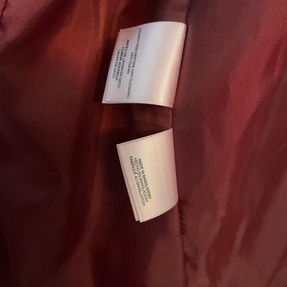 Women’s Nine West Burgundy Blazer - Picture 5 of 6